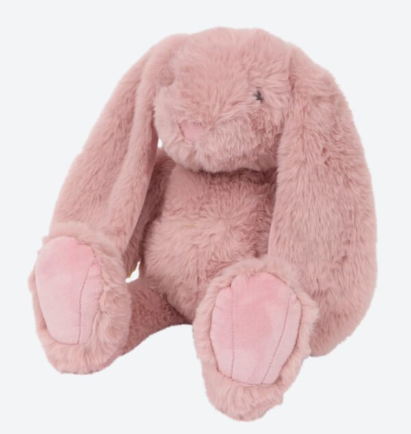 lapin peluche vieux rose
