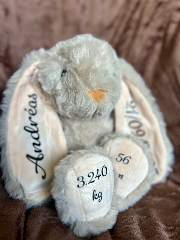 Petit lapin en peluche Personnalisable