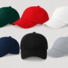Casquettes personnalisable de différentes couleurs