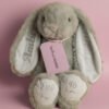 Lapin peluche personnalisé par Heiva Création