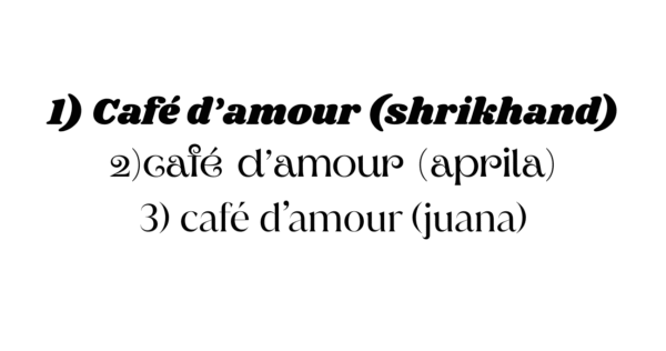 choix pour la police écriture