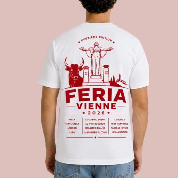 T-shirt Officiel Feria de Vienne 2026 – Deuxième Édition